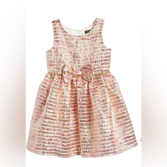 Rose gold toddler girl’s dress - Size T3 - Bought from Nordstrom - Picture 1 of 3